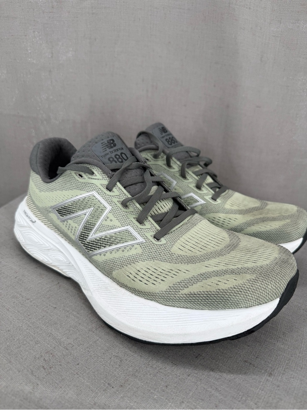 New Balance Fresh Foam X 880v15 Shoes Mens 10.5 Olive/gray Running Sneakers